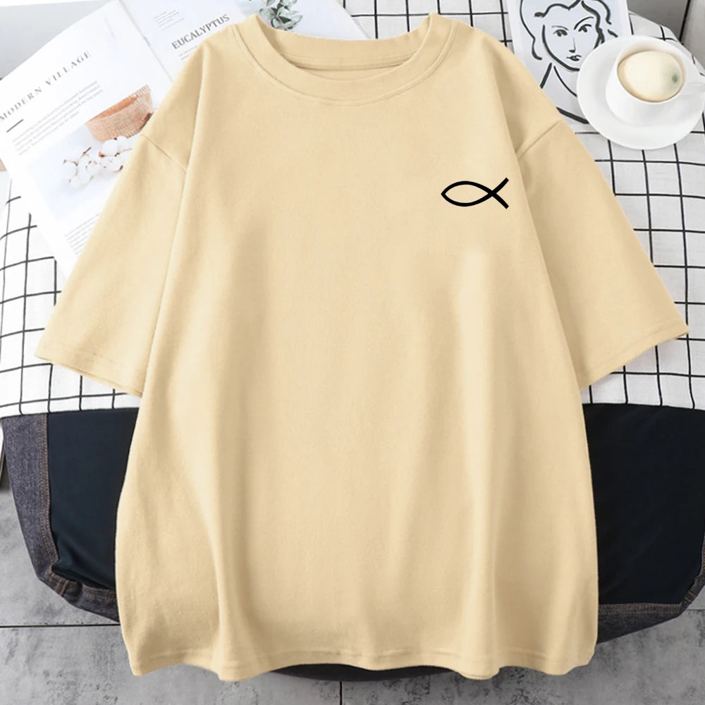 Christian Fish Print - T-Shirt