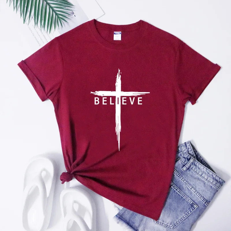 Believe Cross T-shirt
