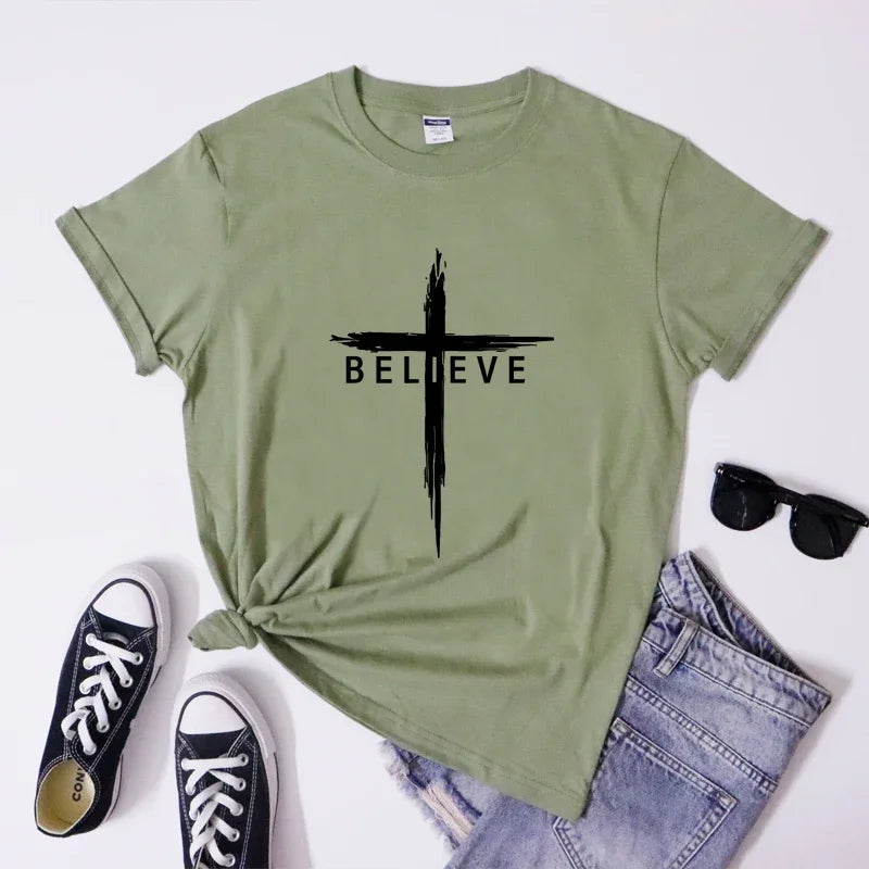 Believe Cross T-shirt