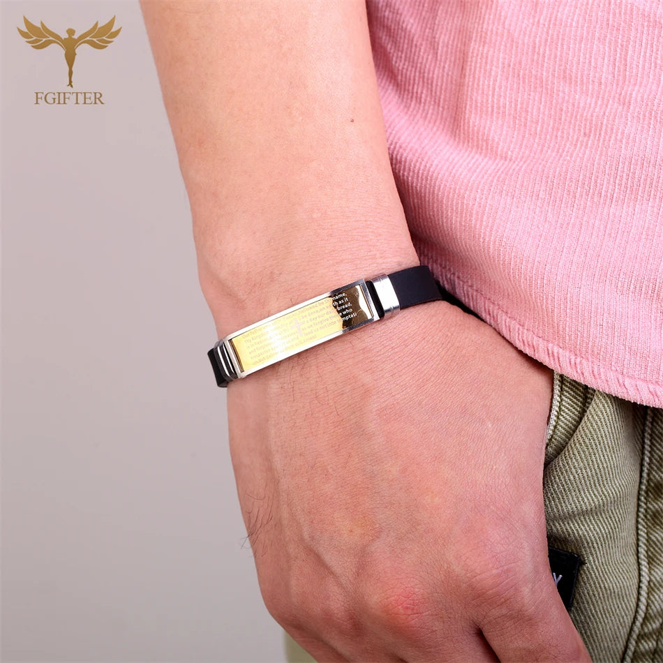 Bible Prayer Cross - Bracelet