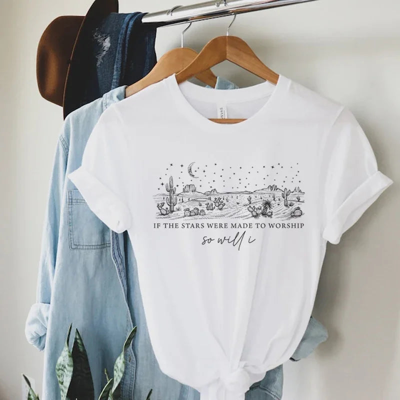 Desert Psalm Bible Verse - T-Shirt
