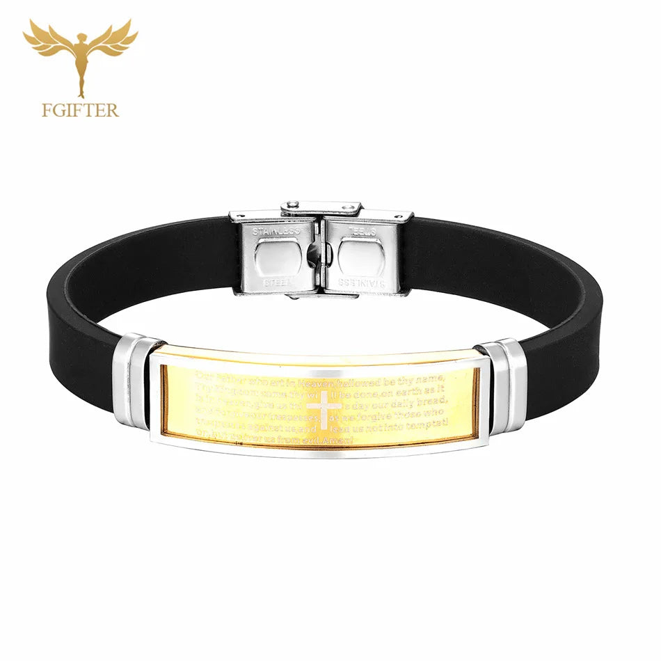 Bible Prayer Cross - Bracelet