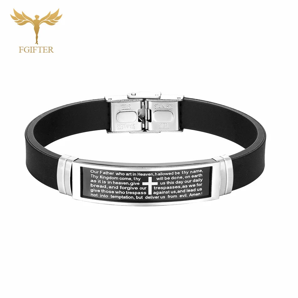 Bible Prayer Cross - Bracelet