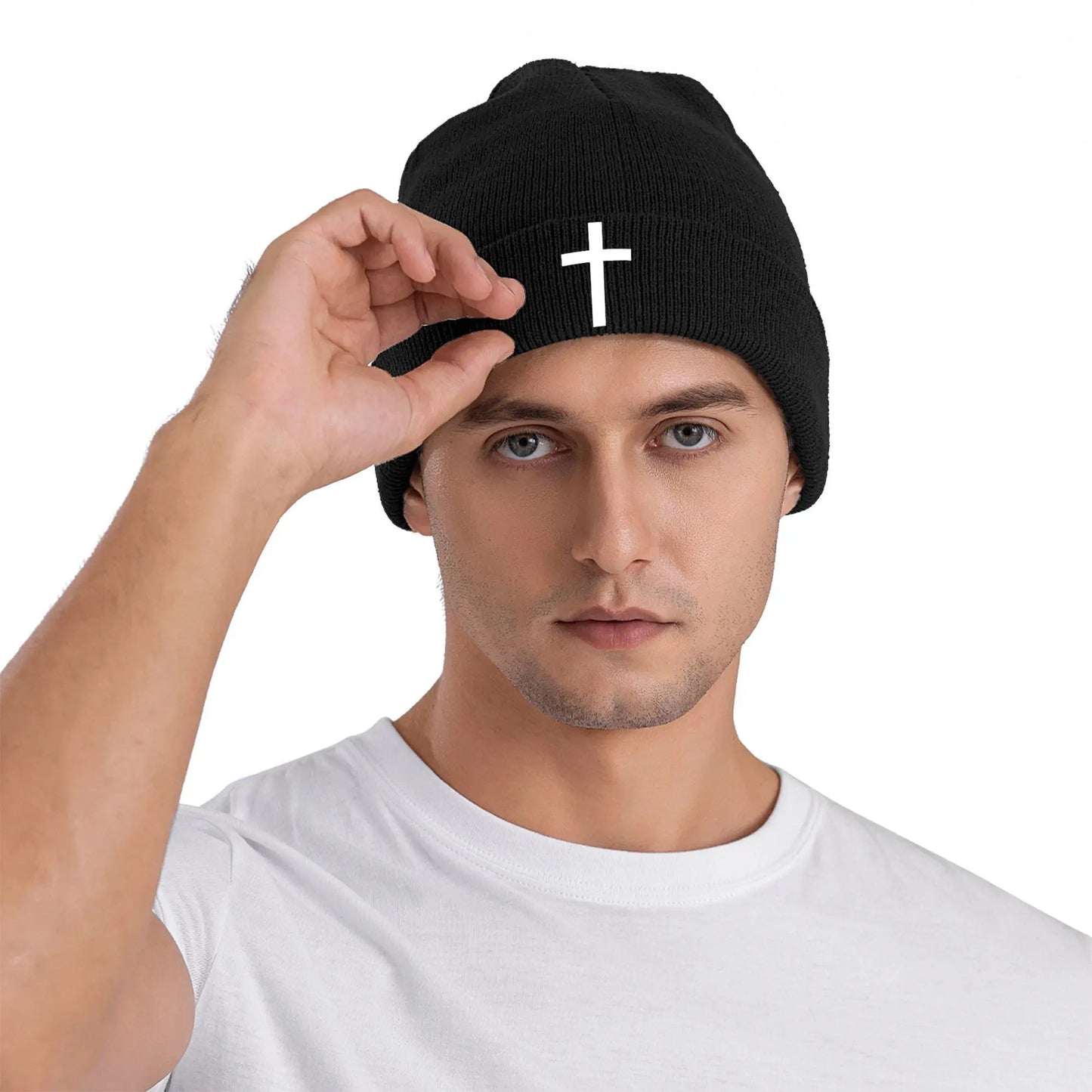 Cross Beanie Cap