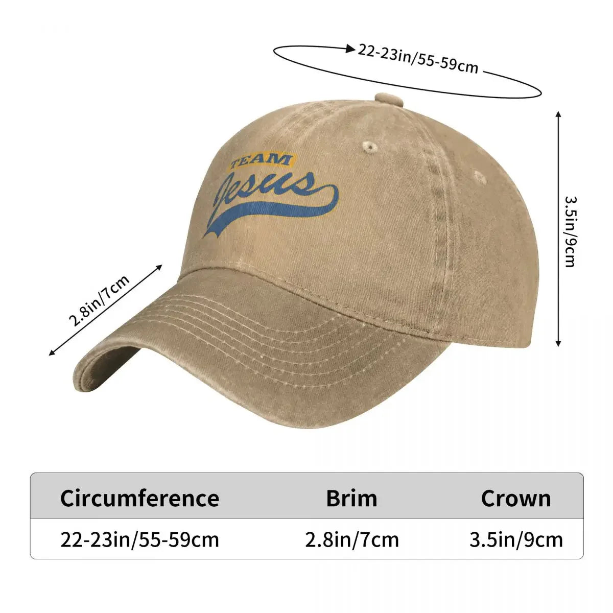 Team Jesus - Baseball Caps