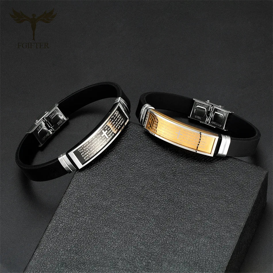 Bible Prayer Cross - Bracelet