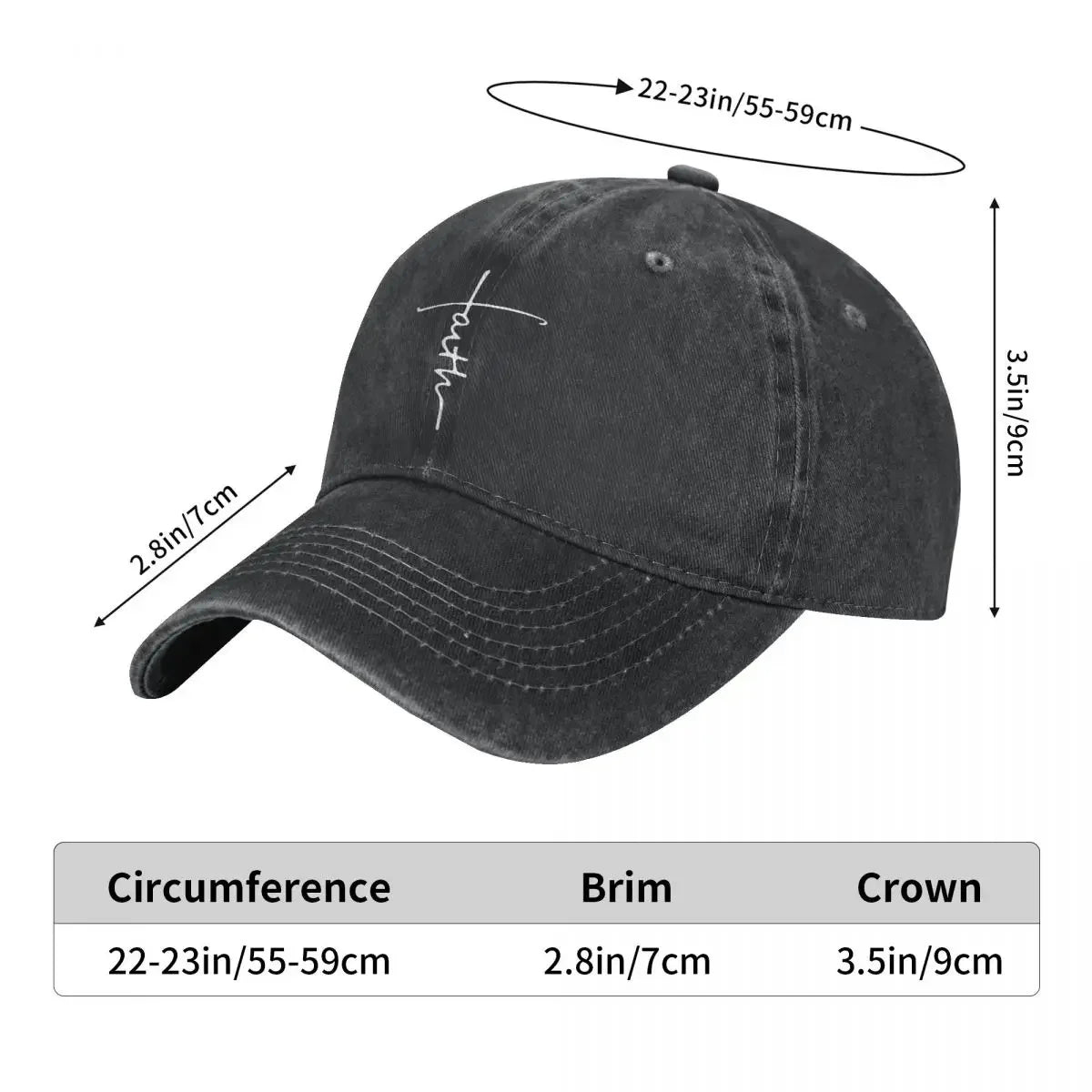 Faith Cross - Spring & Autumn Cap