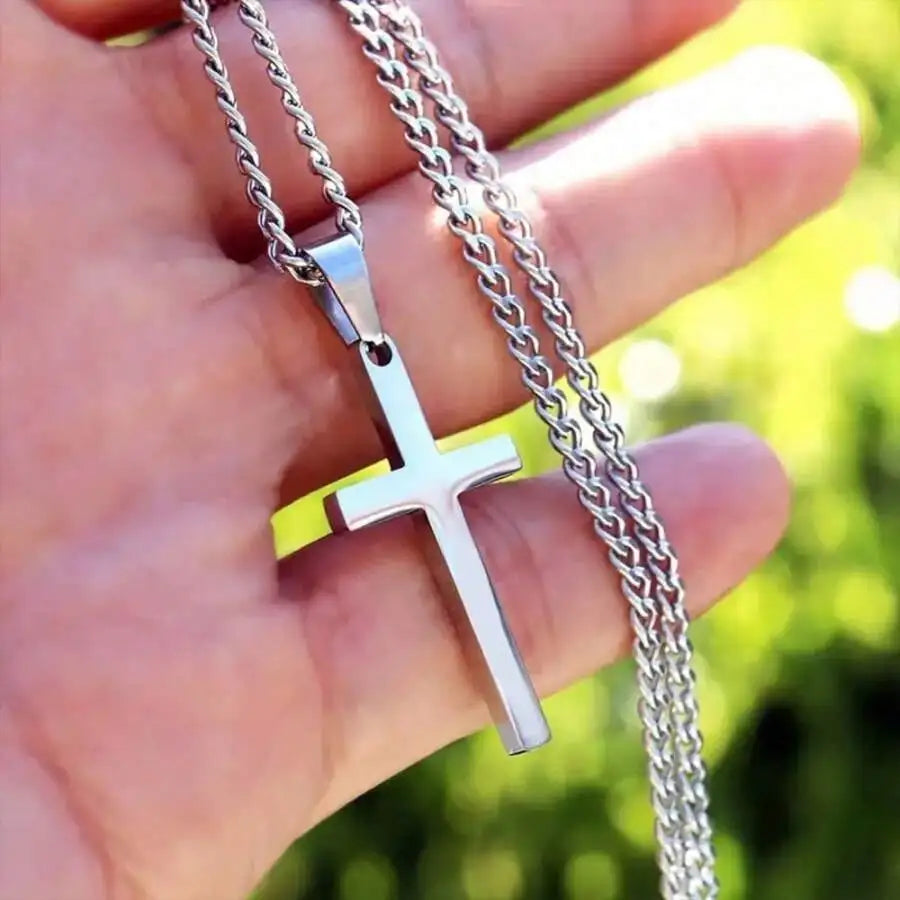 Stainless Steel Cross Necklace