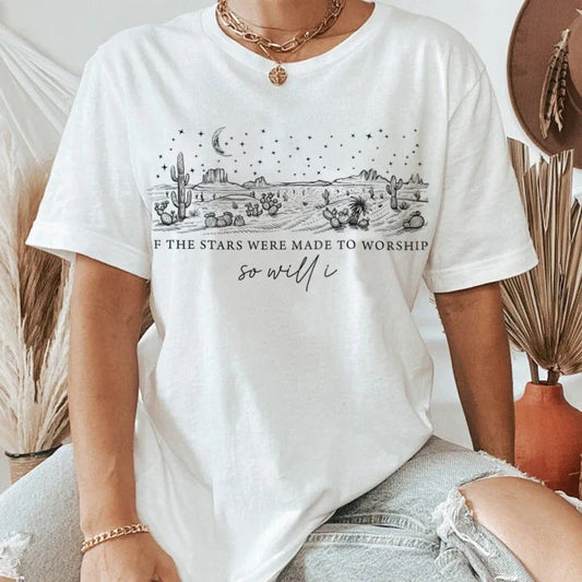 Desert Psalm Bible Verse - T-Shirt