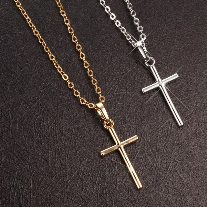 Zircon Cross Necklace