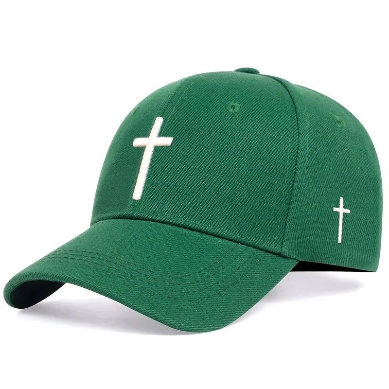 Cross Embroidery Cap
