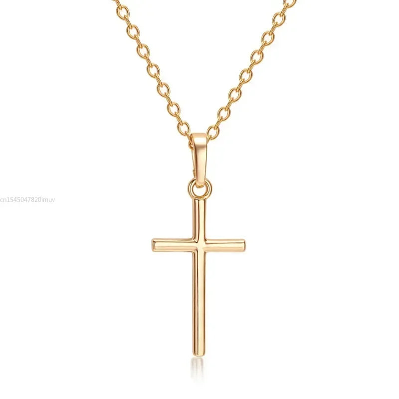 Zircon Cross Necklace