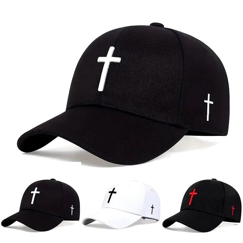 Cross Embroidery Cap