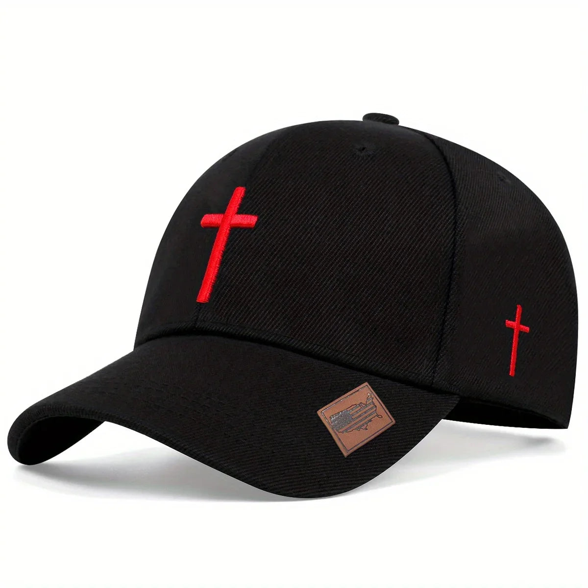 Embroidered Cross Cap