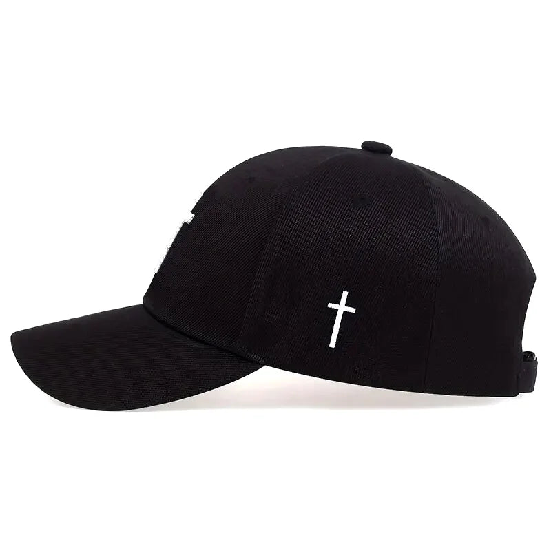 Cross Embroidery Cap