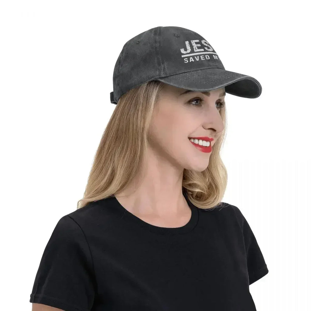 Jesus Saved My Life Cap