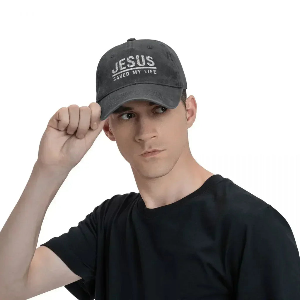 Jesus Saved My Life Cap
