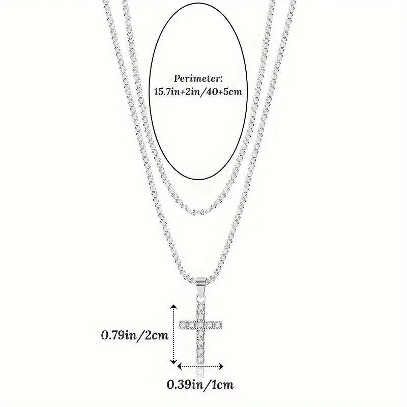 Retro Cross Necklace