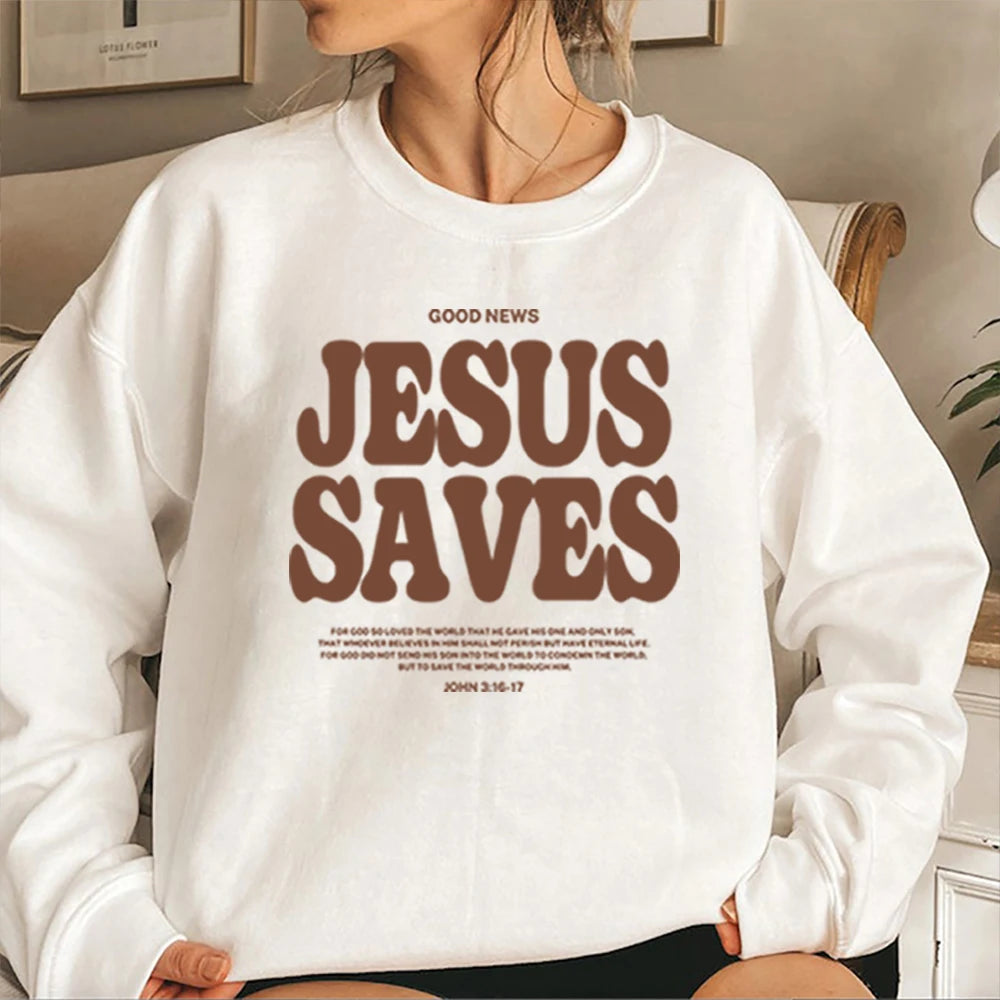Jesus Saves Sweatshirt