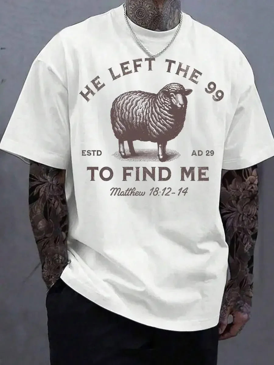 He Left the 99 Tee