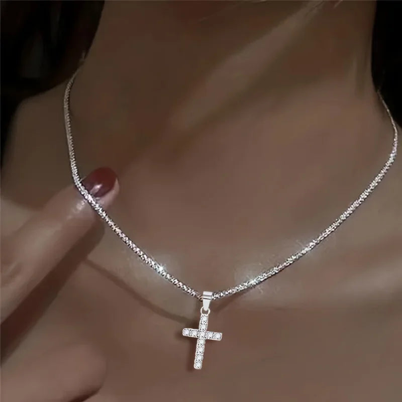 Retro Cross Necklace