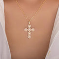 Layered Cross Necklace