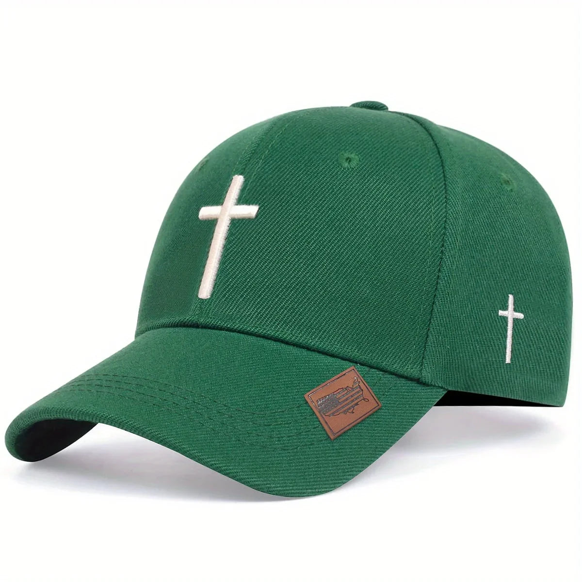 Embroidered Cross Cap