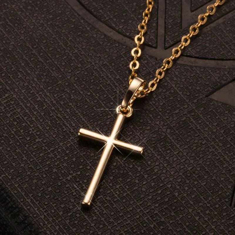 Zircon Cross Necklace