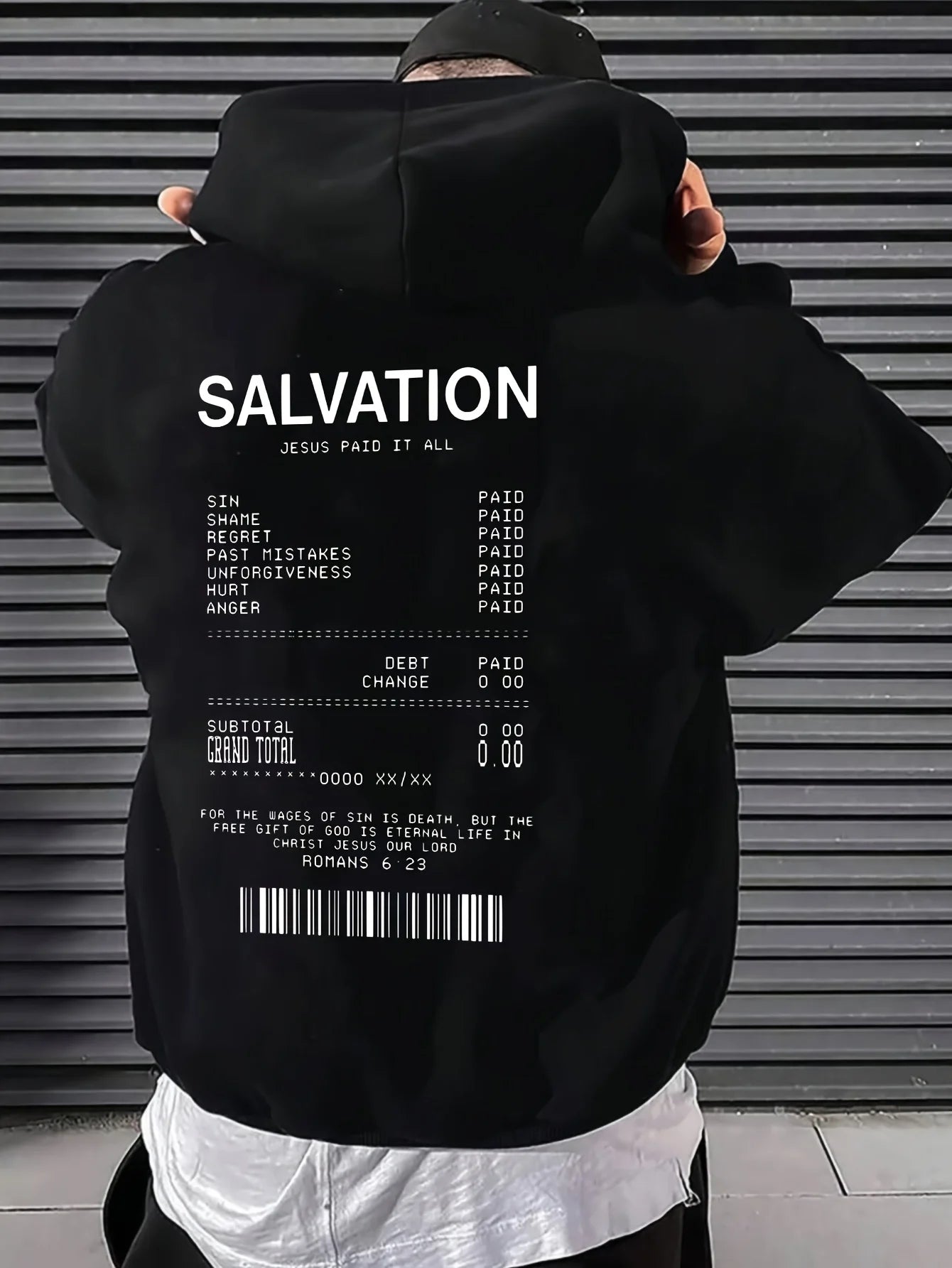 Salvation Receipt Hoodie