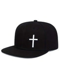 Embroidered Cross Snapback