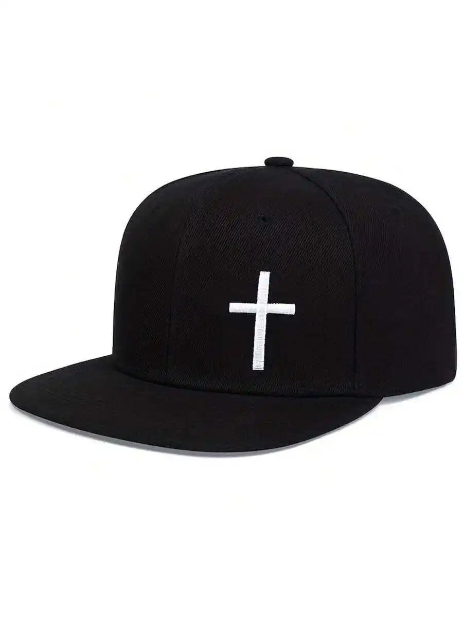 Embroidered Cross Snapback