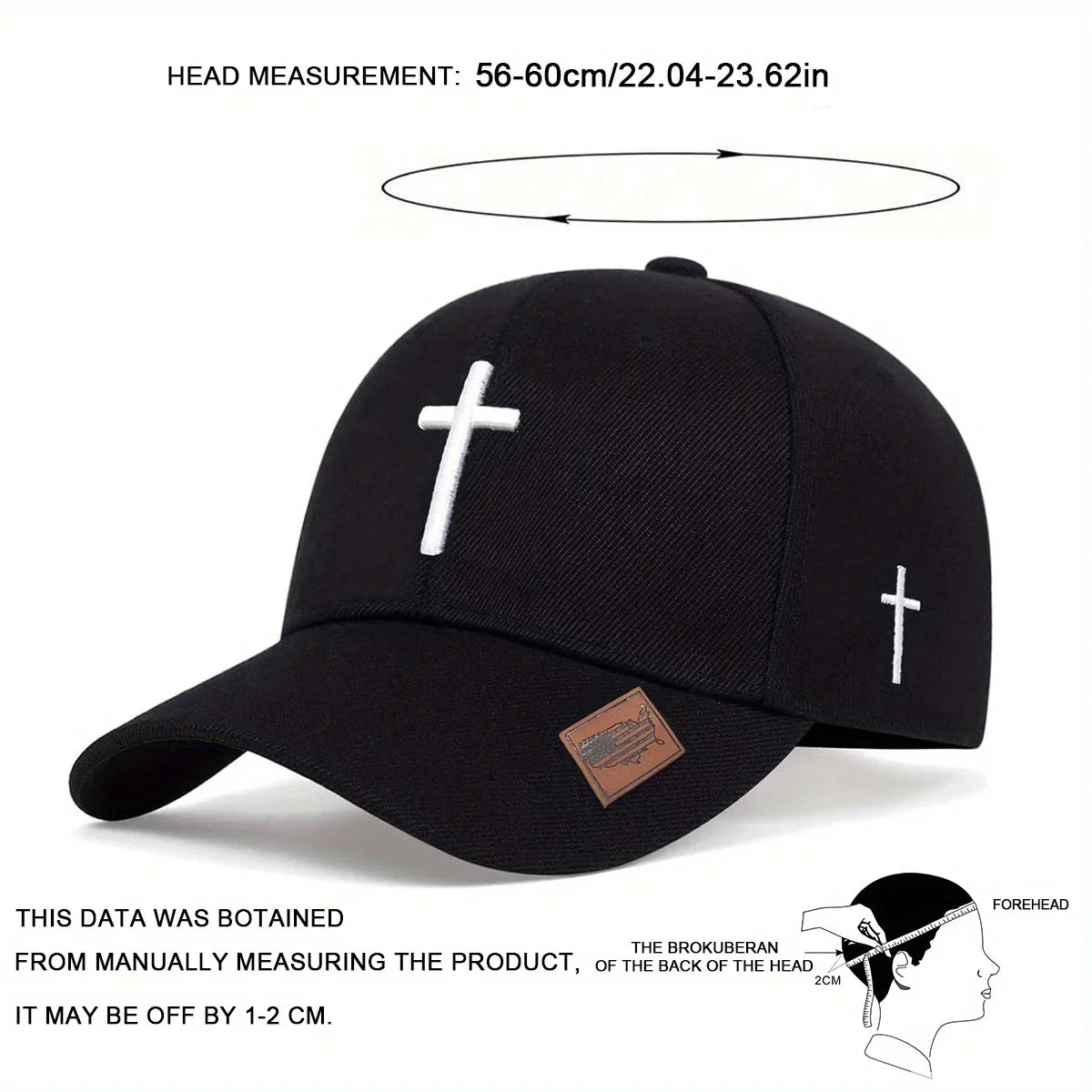 Embroidered Cross Cap