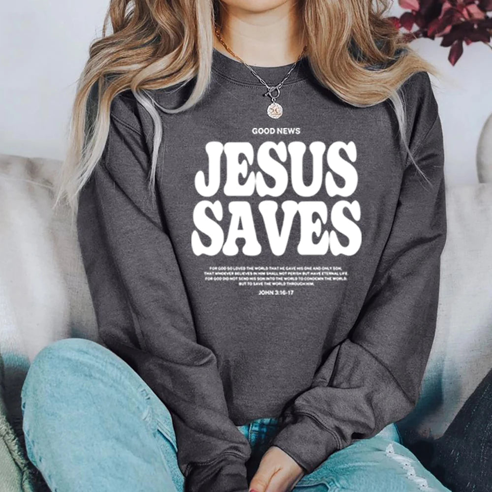 Jesus Saves Sweatshirt