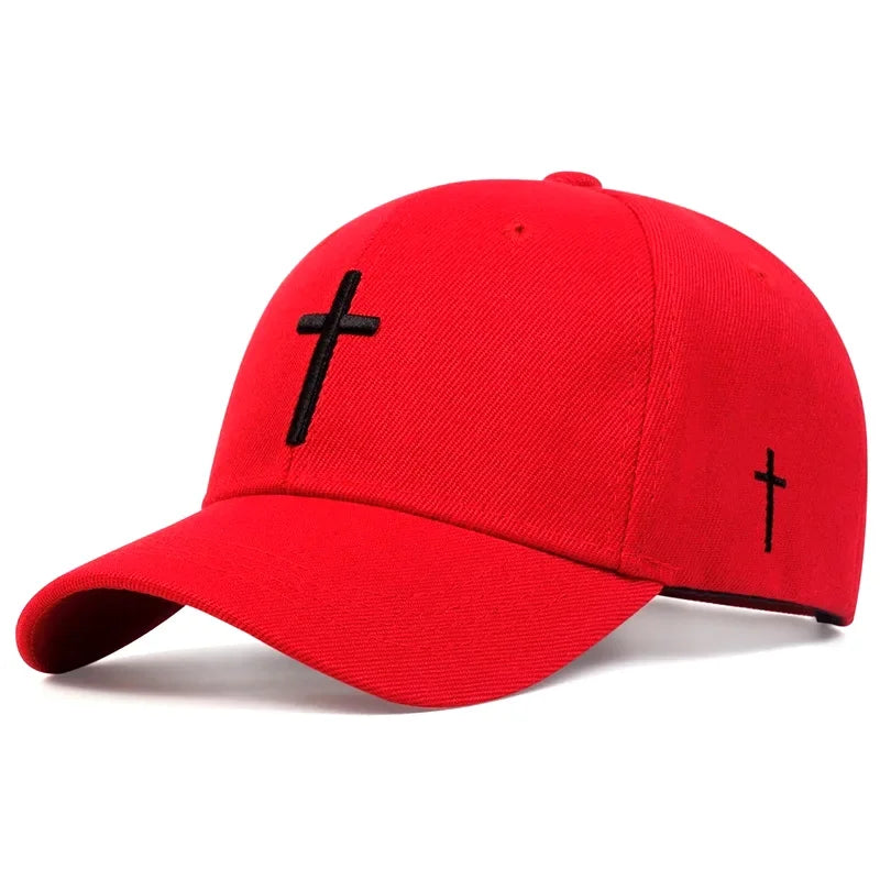 Cross Embroidery Cap